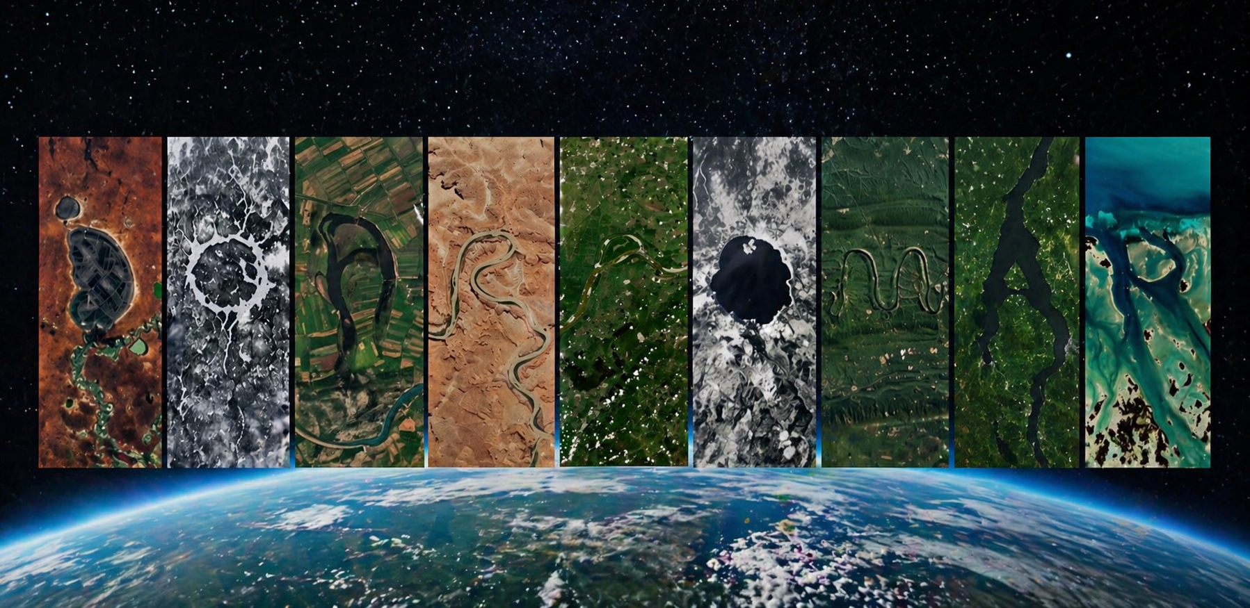 Seu nome na Terra criado com imagens de satélite da NASA