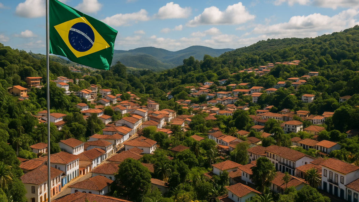 Destino turístico brasileiro movimentado durante as férias de julho