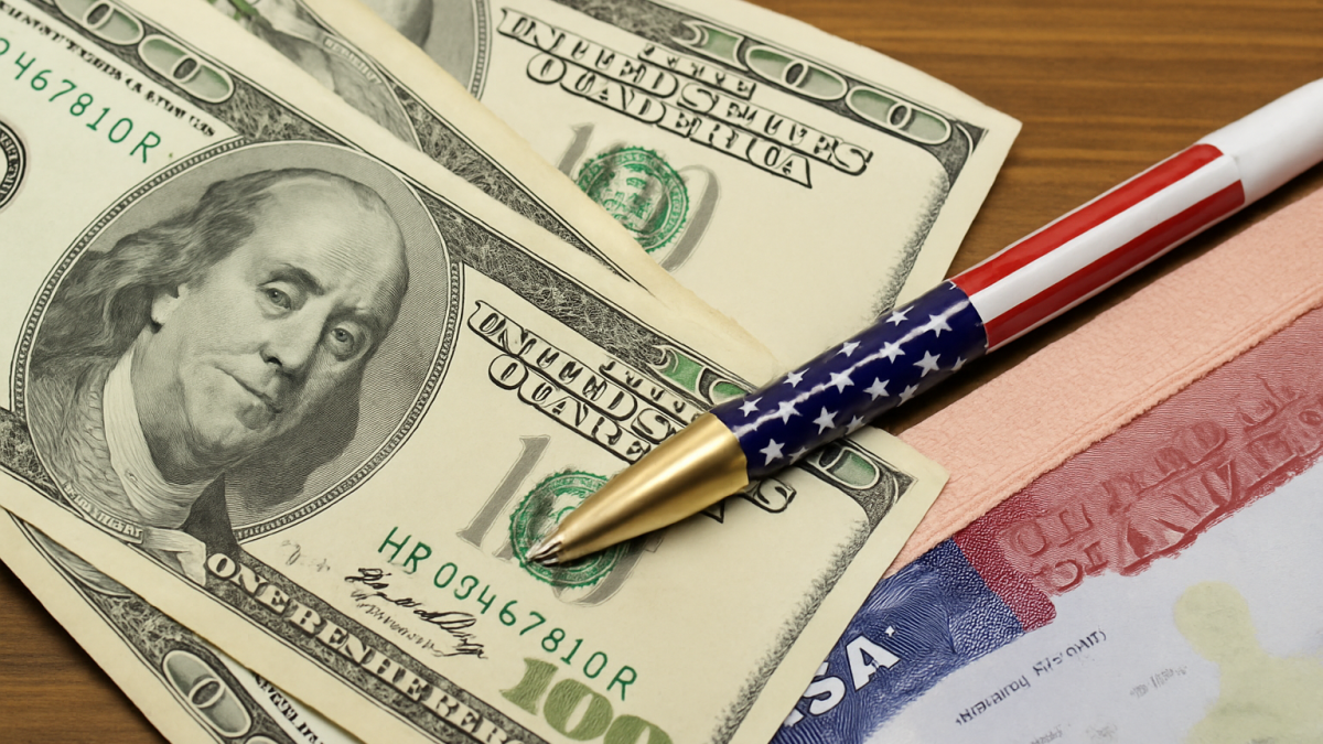 Solicitação de visto americano e taxas consulares