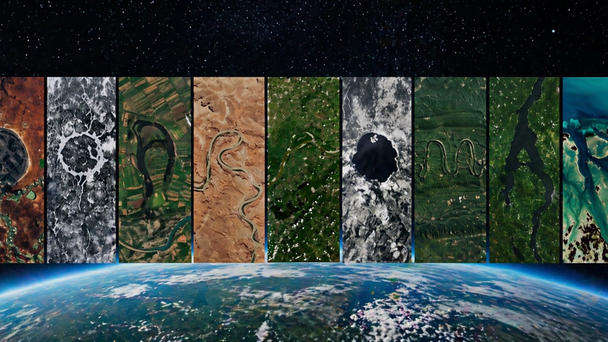 Seu nome na Terra criado com imagens de satélite da NASA